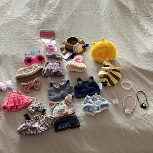 Labubu Assorted Kids Toy Clothing & Accessories Set - Multicolor.